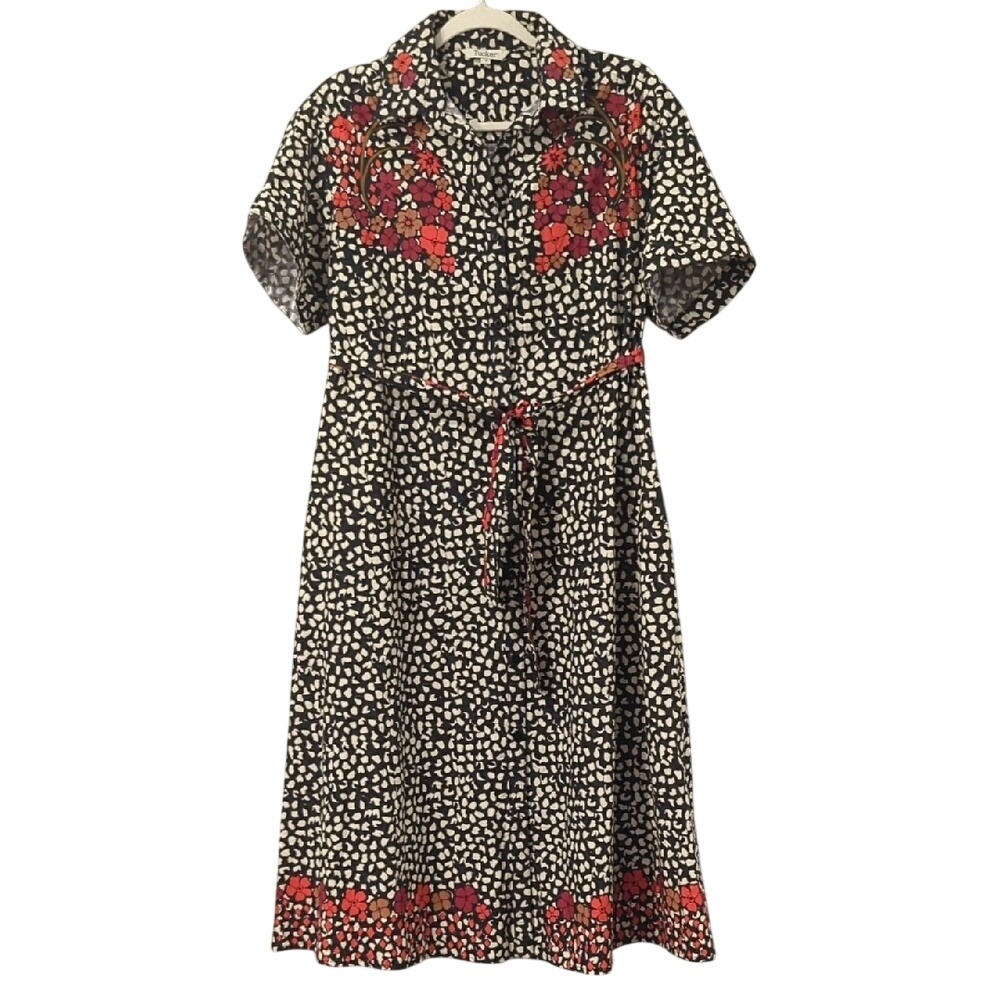 Tucker‎ Shirt Dress Midi size Small 100% Organic Cotton